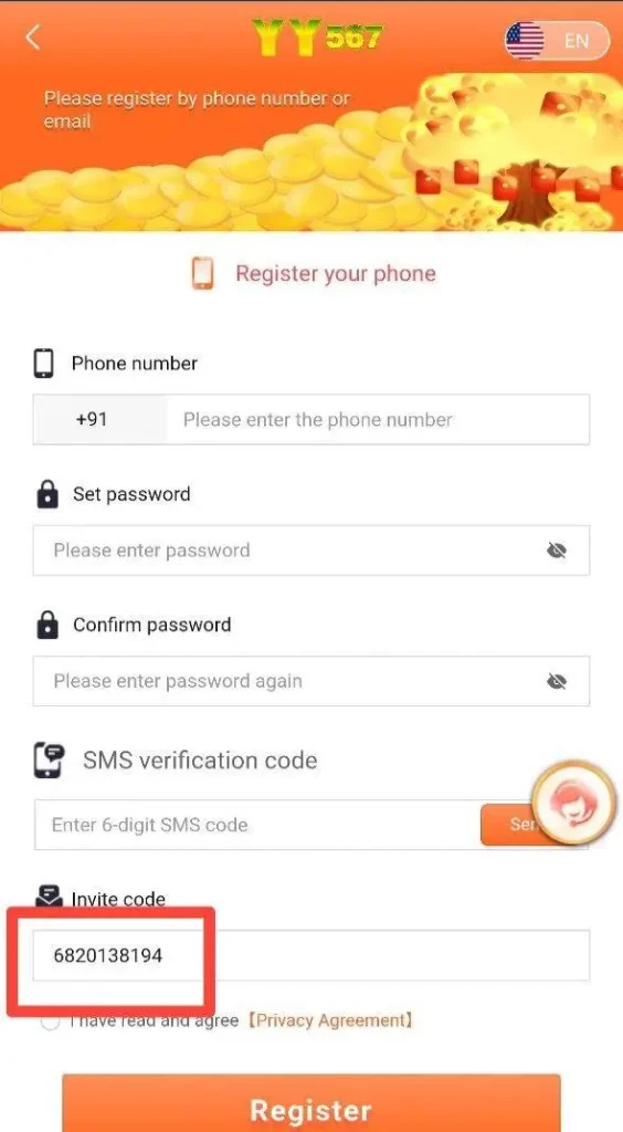 Registration Is Easy in yy 567